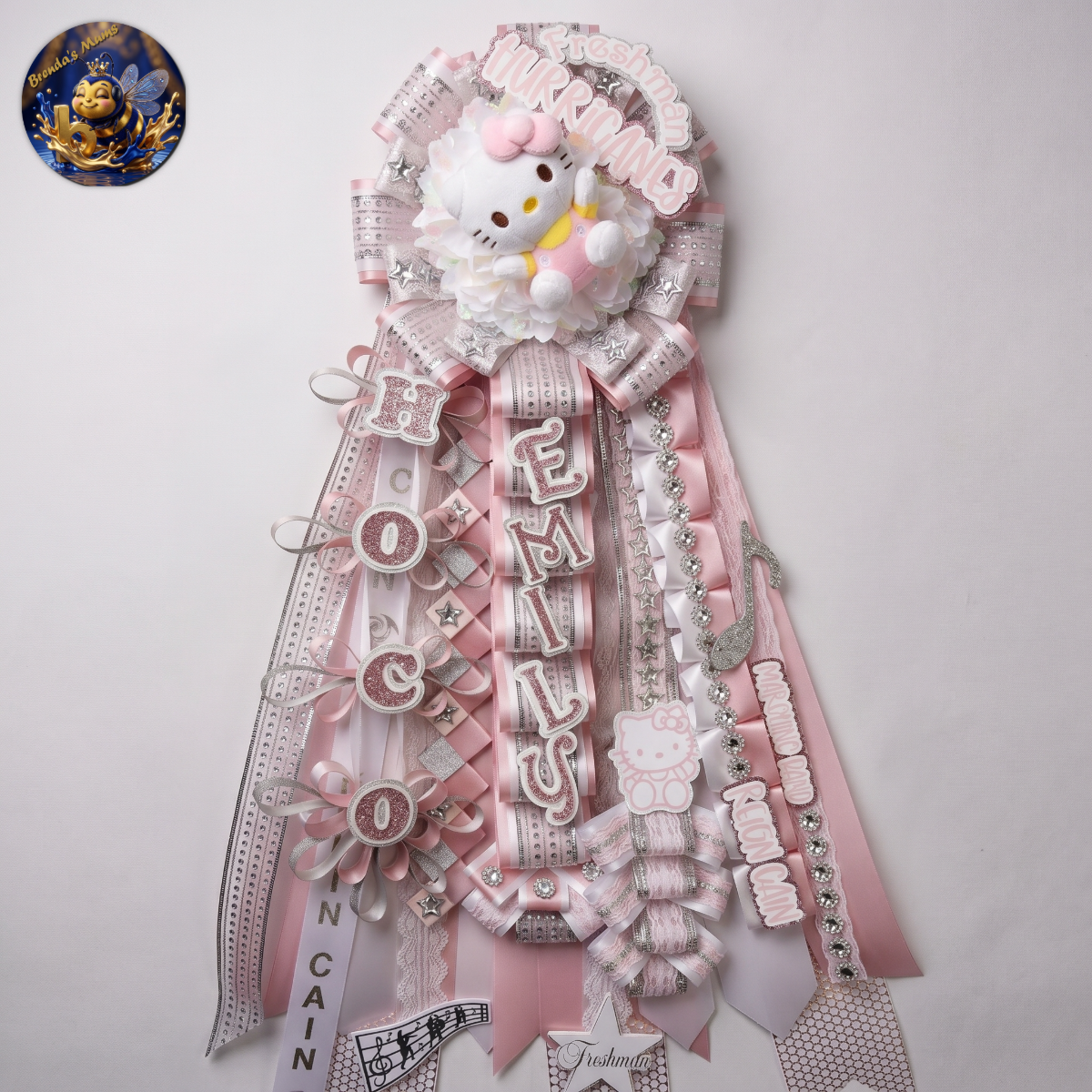 Custom homecoming mum number 1 by Brenda Lehrer