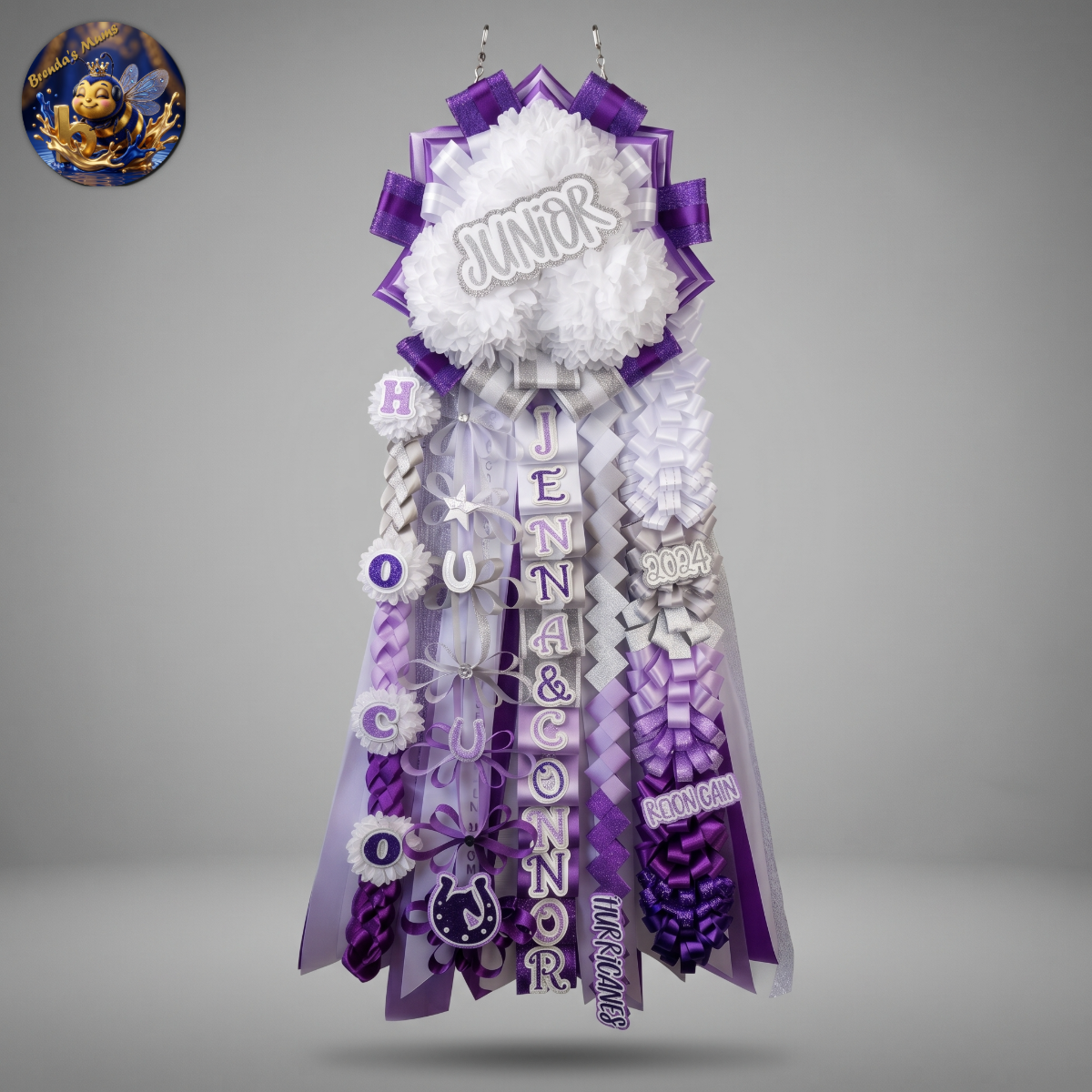Custom homecoming mum number 2 by Brenda Lehrer