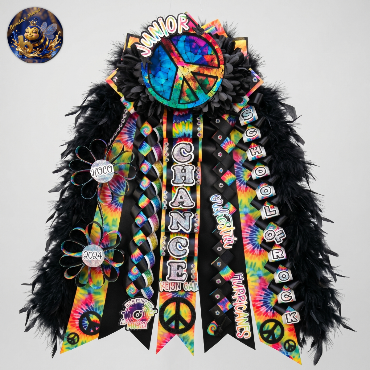 Custom homecoming mum number 3 by Brenda Lehrer
