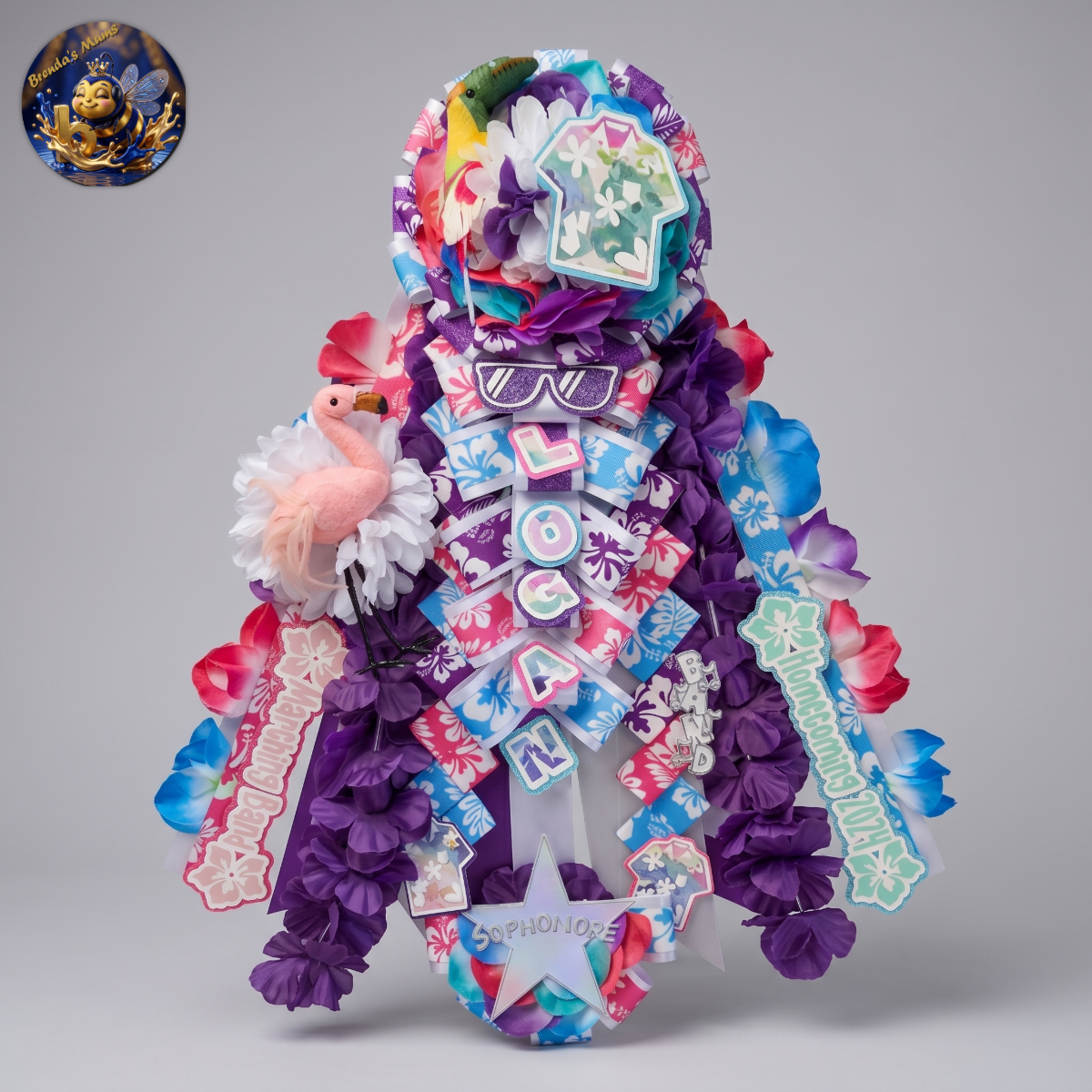 Custom homecoming mum number 4 by Brenda Lehrer