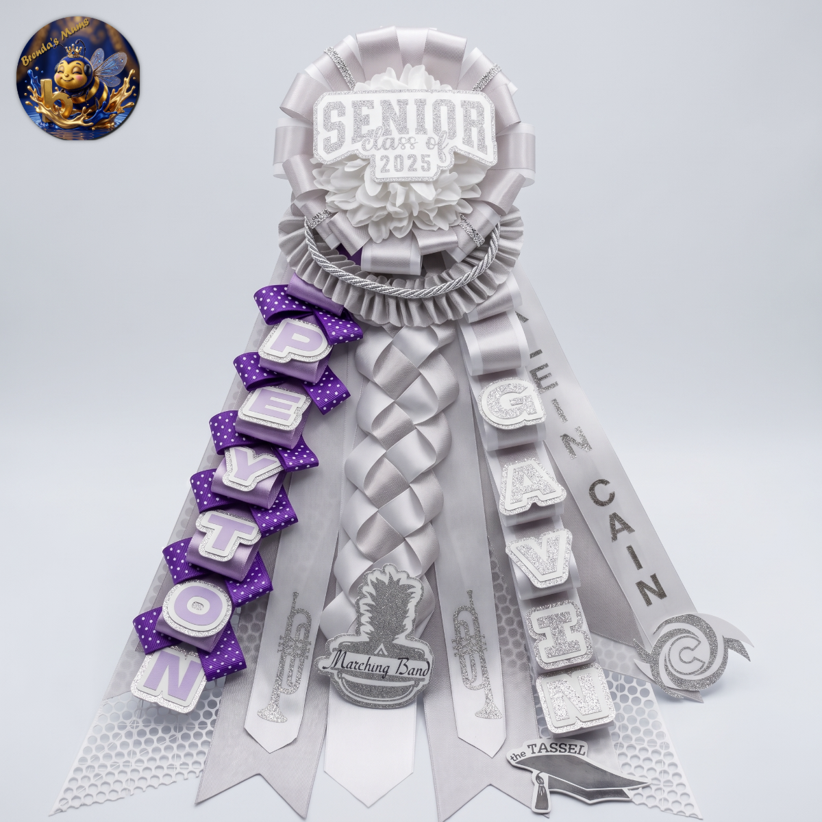 Custom homecoming mum number 5 by Brenda Lehrer