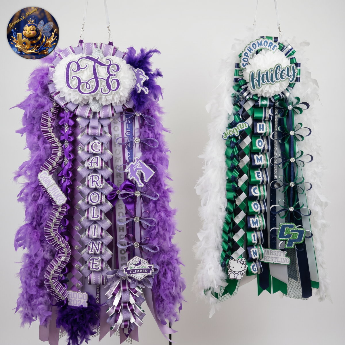 Custom homecoming mum number 10 by Brenda Lehrer