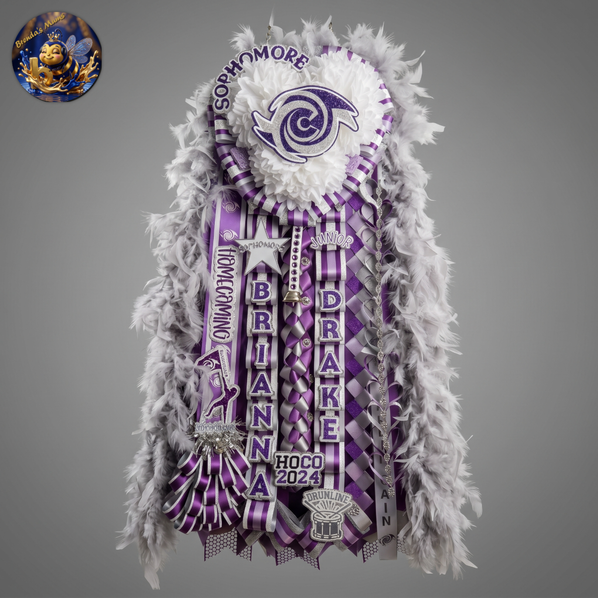 Custom homecoming mum number 11 by Brenda Lehrer