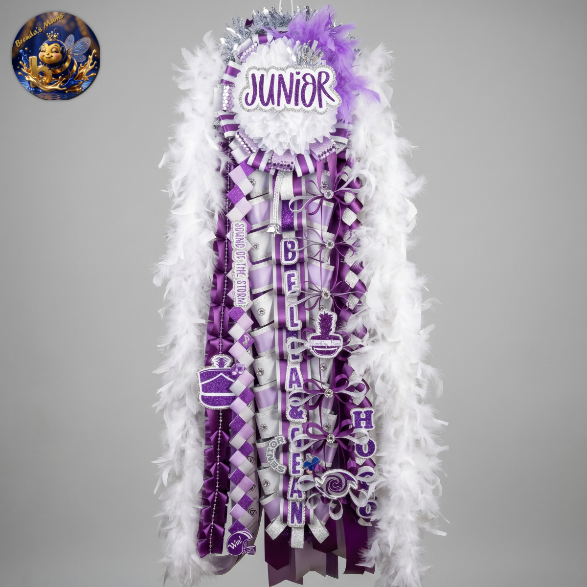 Custom homecoming mum number 17 by Brenda Lehrer