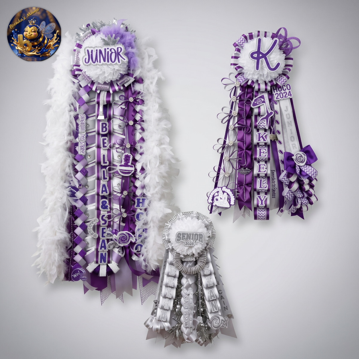Custom homecoming mum number 20 by Brenda Lehrer
