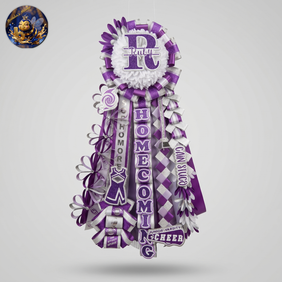 Custom homecoming mum number 21 by Brenda Lehrer
