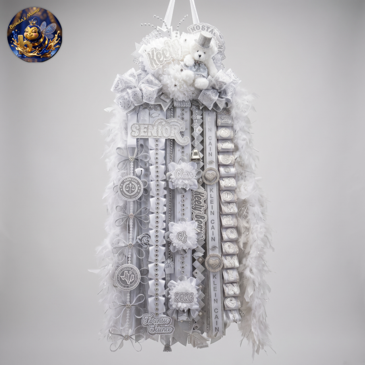 Custom homecoming mum number 33 by Brenda Lehrer