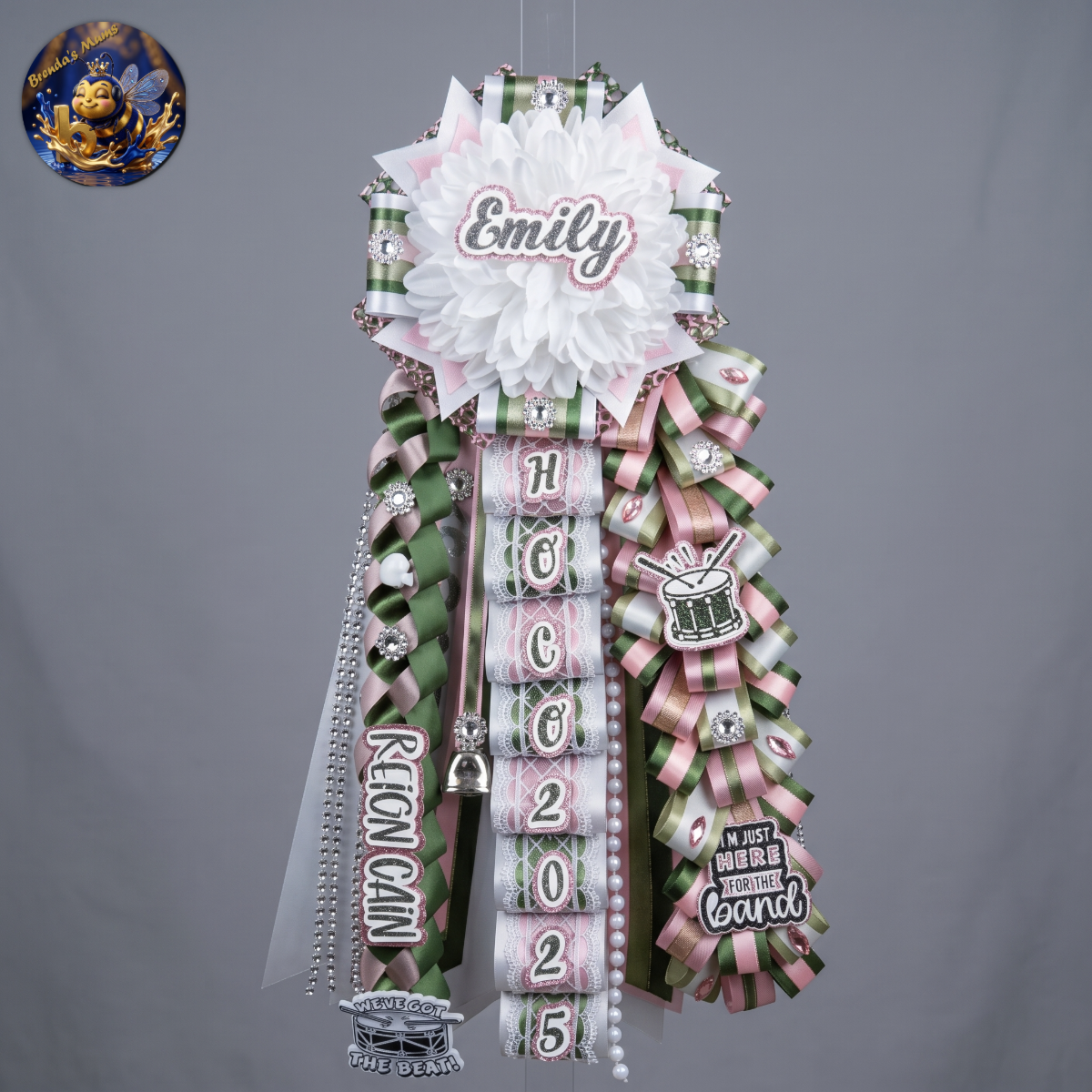 Custom homecoming mum number 39 by Brenda Lehrer