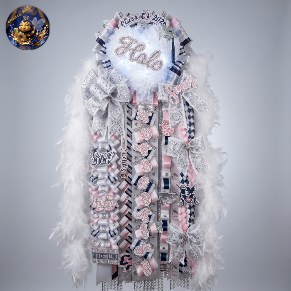 Custom homecoming mum number 47 by Brenda Lehrer