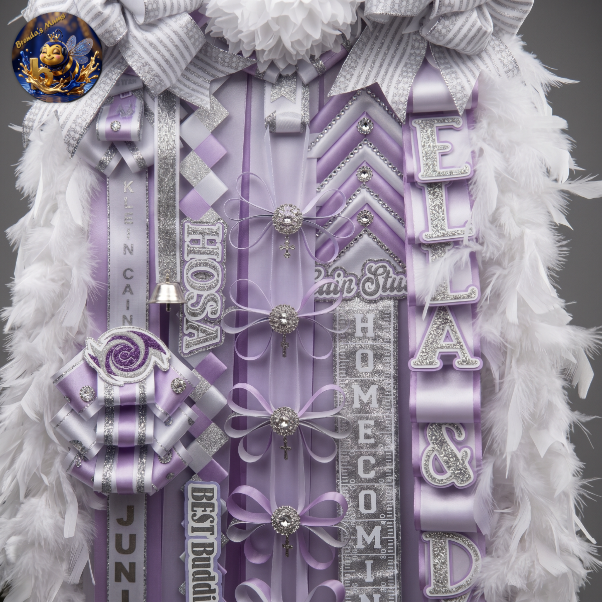 Custom homecoming mum number 48 by Brenda Lehrer