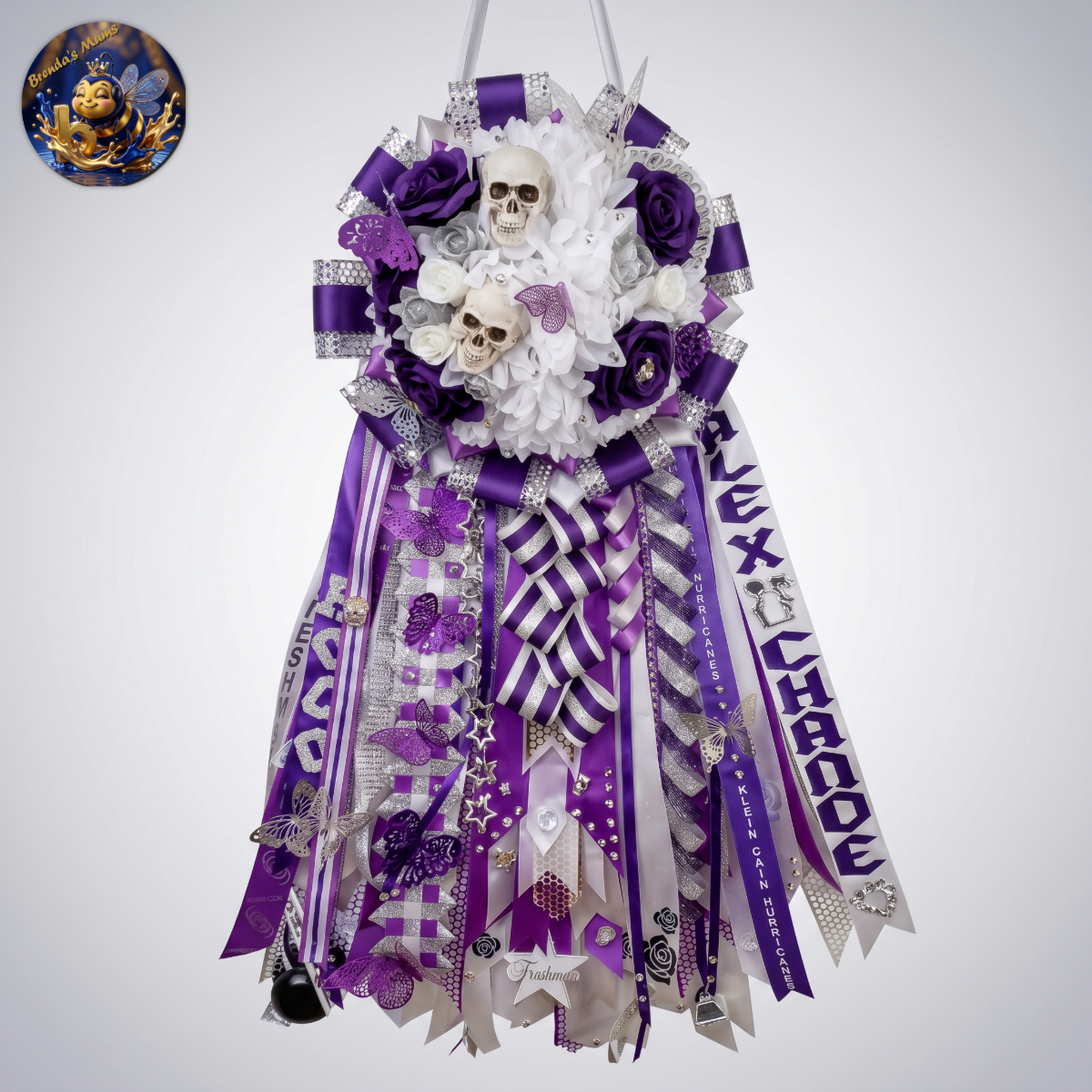Custom homecoming mum number 50 by Brenda Lehrer