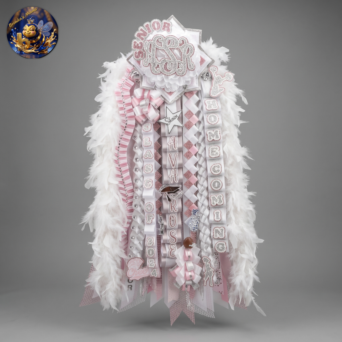 Custom homecoming mum number 55 by Brenda Lehrer