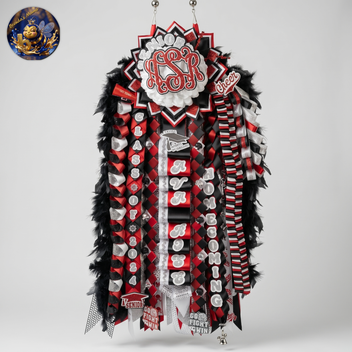 Custom homecoming mum number 59 by Brenda Lehrer