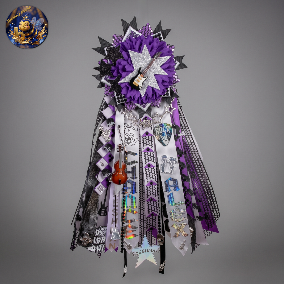 Custom homecoming mum number 68 by Brenda Lehrer