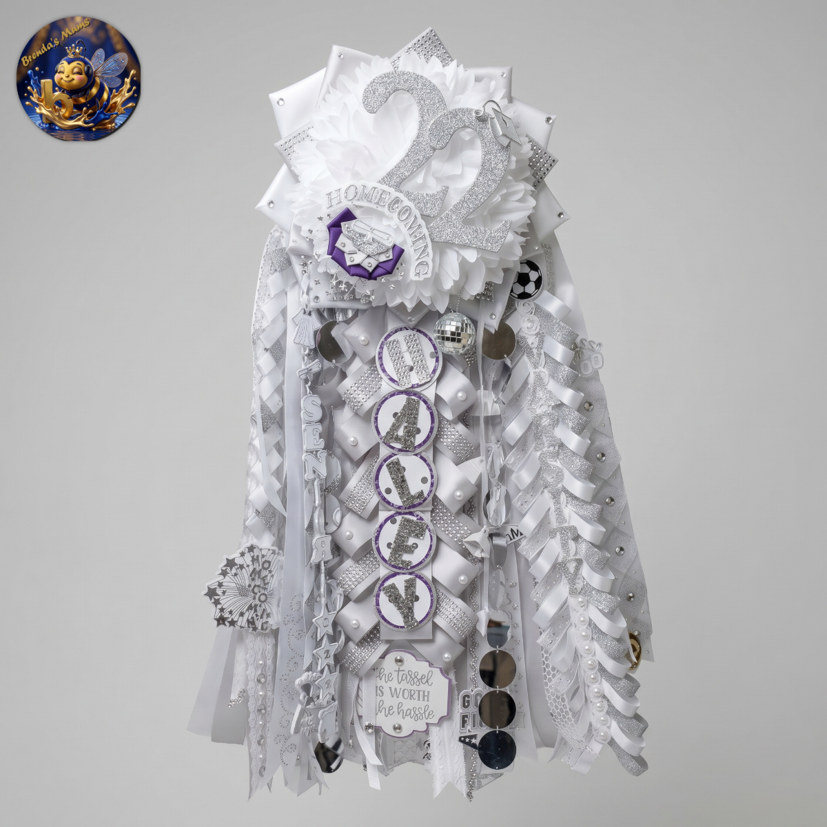 Custom homecoming mum number 70 by Brenda Lehrer