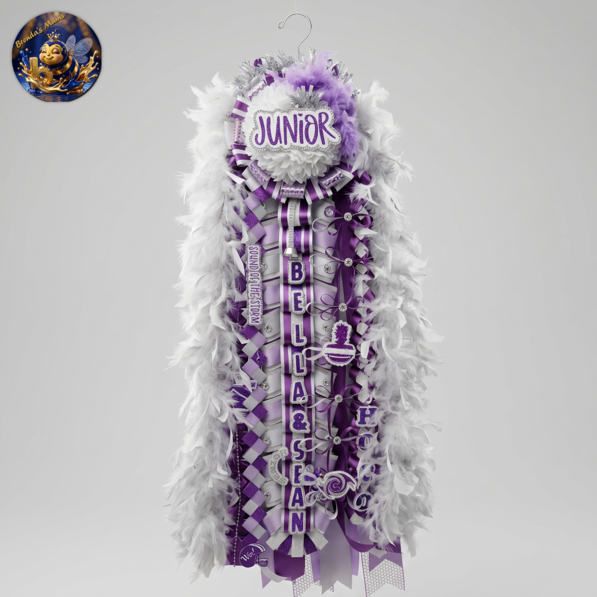 Custom homecoming mum number 71 by Brenda Lehrer